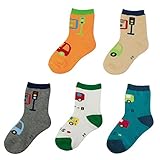 ［キロフライ］kiloflyベビーソフトコットンソックスバリューパック、5ペア、赤ちゃん学?
