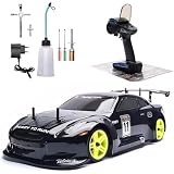 RCカー 1/10 2速 ニトロ ガソリンパワーカー 大人向け - 高速ドリフト 4WD 80KM/H 金属シャーシ ガス オフロードトラック