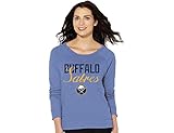 NHL Buffalo Sabresレディーススウェットシャツ、ブルー、M