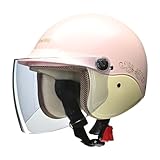 リード工業(LEAD) バイクヘルメット セミジェット Street Alice パールピンク QJ-3 - ワンサイズ