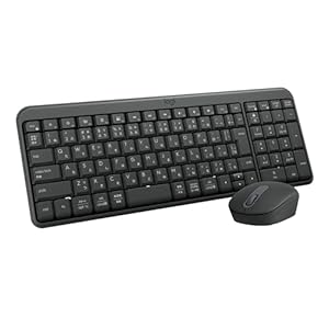 ロジクール MK250GRd Bluetooth ワイヤレスマウス キーボードセット テンキー付 日本語配列 耐水 グラファイト Windows Mac Chrome対応