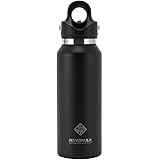 Revomax DWF-12419S Water Bottle, Mug, 2, Slim, 12.0 fl oz (355 ml), One-Touch, Cold and Heat Retention, Carbonated, Vacuum In