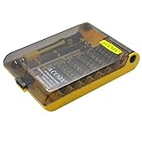 ACENIX® 新45 Pcs プレシジョンマルチビットスクリュードライバーツールキット電子トルクスドライバーで