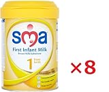 8個まとめ買い SMA 乳児用粉ミルク (新生児から) 900g