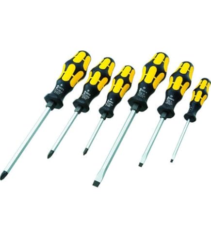 値下げWera(ヴェラ) ドライバー6本セット（Wera Kraftform Plus Serie900） Amazon | Wera(ヴェラ) Kraftform Plus ツール ドライバー6本セット