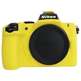 Rieibi Z50IIケース、つや消しシリコン保護ケース Nikon Z50IIミラーレスカメラ用、フルボディ軽量Nikon Z50 IIカメラカバー(カバーのみ)-コーヒー