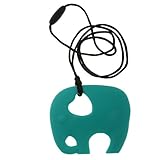 Lovoski シリコーン　歯がため　母乳　ママ授乳ネックレス　母乳ネックレス　歯固め　[FDA認可済] 全３色 - グリーン