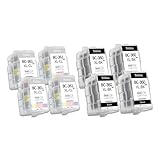 BC360XL+BC361XL 各4個セット 詰め替えインク 互換インクカートリッジ canon用 リサイクルインク 360 361 BC340/341通用 大容量 取扱説明書付き キヤノン用 TS5430 TS5330 インク TS5130S TS5130 MG4230 MG4130 MG3630 MG3530 MG3230 MG3130 MG2130 MX523 MX513