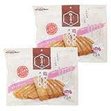 ドギーマン 仕上名人 鶏ササミステーキ コラーゲン入 75枚(約360g)×2個セット