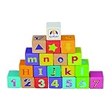 Boikido Wooden ABC Cubes (28-Piece) [並行輸入品]