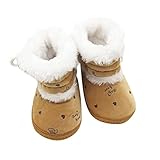 tenworld幼児新生児ベビーブーツソフトソールPrewalker暖かい靴 14