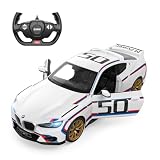 RASTAR 1/14 BMW 3.0 CSLリモコンカーBMWキッズリモコンおもちゃ車、白2.4 G