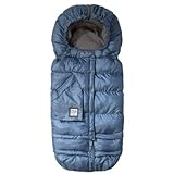 7A.M. ENFANT BLANKET 212 evolution ベビーカーフットマフ Metalic Steel Blue