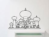 ジャスミンCastle壁デカールAladdin Cartoonsマジックおとぎ話Kingdomビニールステッカーホームインテリアアート装飾Any Kids Girl Boy部屋防水ビニールウォールステ