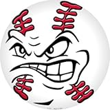 Angry Baseball Noveltyメタル円形Sign c-737
