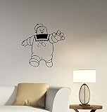 Marshmallow Manムービーアート装飾壁デカール取り外し可能なビニールステッカー用ホームリビング子供部屋寝室オフィス装飾アイデアghs2