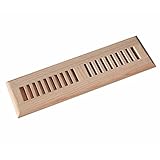 Welland ® 2インチx 12インチレッドオークHardwood Vent床登録セルフRimming Unfinished withダンパー