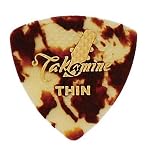 Takamine トライアングル ピック セルロイド べっこう柄 Thin P1T-T