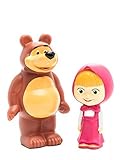 Baby Funny Figures Toys for Toddlers Masha and the Bear Set for Bath Girls and Boys Masha y el Oso p