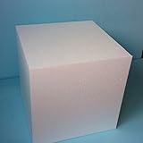 発泡スチロール ブロック 工作 普通硬さ ４個　４００ｍｍ×４００ｍｍ×４００ｍｍ