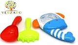 VERZABO Bathtime fun toddler Bath toy whale set [並行輸入品]