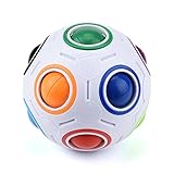 パズルおもちゃStress Reliever圧力新しいLEDライトレインボーマジックボールNightキューブツイストconvinced 1 ホワイト 1