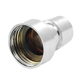 uxcell 蛇口のコネクター タップの連接器 メタル シルバートーン 15mm 12.2g 1個