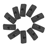 10個のAC最大110～250V2AのインラインテーブルランプデスクベッドライトコードスイッチON / OFF