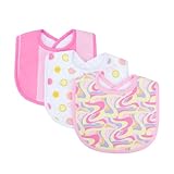 Trend Lab Dr Seuss 3 Piece Bibs, Oh The Places You'll Go Pink by Trend Lab
