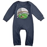 リナ ベビー服 可愛い 豚 ゲーム キャラクター デザイン 長袖 ボディスーツ 通気 6-24ヶ月 退院 春秋 シーズン対応