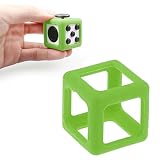 oksale 1pc FidgetキューブStress ReliefフォーカスAnxiety Attention Toy保護カバーケース マルチカラー LE