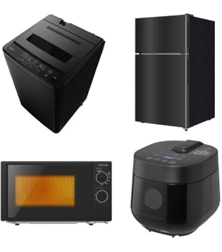 Amazon | [山善] 【新生活家電6点セット】 家電セット 冷蔵庫106L 洗濯