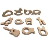 Kissteether 22pcs オーガニックベビー歯磨き粉歯磨き粉自然一口木製のおもちゃのベビーシャワーのギフト幼児歯磨き粉新生児ギフト (22pcs)