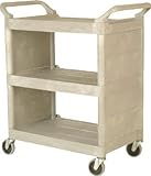 [T-7589450]エレクター　ラバーメイド　ユーティリティーカート　両端パネル付き 33558827