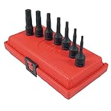 Sunex 3648 7 Piece 3/8' Drive Metric Impact Hex Driver Set [並行輸入品]