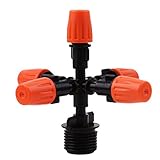 BEE&BLUE スプリンクラー 園芸散水用具 ガーデンニグ 灌漑 回転タイプ 5方向 花壇 芝生 ガーデン 植物 灌漑ツール