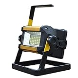 OUGUAN 充電式 LED投光器 ledライト 50W レジャー 釣り 板灯 集魚灯 間接照明 LEDライト 36個LED 作業用照明 ポータブル投光器