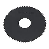 uxcell　ソー スライス　HSS　72歯　ブラック　木工用　80mmx1.5mm