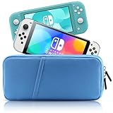 InsJoyo Switch / Switch Lite ケース 収納バッグ 保護ケース ハードシェルケース カバー キャリングケース ゲームカード10枚収納 付属品収納可 大容量 全面保護 耐衝撃 傷つけ防止 防塵 防水 持ち運び便利 対応 Switch/Switch有機ELモデル/Switch Lite本体とゲームアクセサリー用保護ケース