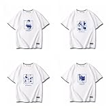 CHENGZI 響け！ユーフォニアム Tシャツ 丸首 インナーシャツ 印象上着 部屋着 肌着 柔らかい 半袖 日常服 夏服 応援服 記念シャツ 萌えグッズ ハロウィン クリスマス 学園祭 誕生日 記念品 祝日 プレゼント (F,L)