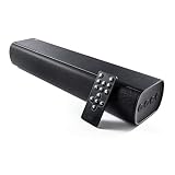 サンワダイレクト サウンドバー 50W 【幅41cm】Bluetooth/光デジタル/3.5mm リモコン付 テレビ PCスピーカー 2ch コンパクト 1個 400-SP088