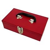 角型スチール工具箱 TB105A 赤