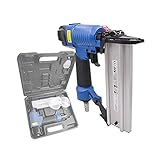 エアタッカー フィニッシュネイラ15-50mm対応 専用ケース付 安全装置付き 釘打 エアー釘打機 エアータッカー 大工