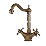 Dovewill 真鍮　水栓　回転可能　蛇口　キッチン　洗面台用