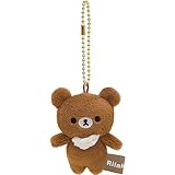 サンエックス リラックマ ミニミニぬいぐるみクリーナー チャイロイコグマ AB17704 H6.5×W5.5×D2.5cm