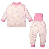 (ピンク/90cm)ベビー服 女の子 パジャマ 長袖 Hello Kitty ハローキティ 上下組 スムース やわらか綿素材 腹巻付き 後ろマチ スナップボタン 総柄プリント 女児 ベビー