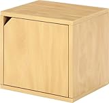 不二貿易 G キューブボックス扉付 NA ナチュラル 98000