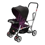 《安心の１年保証》【JOOVY】ジョビー ベビーカー 2人乗り用 カブース Caboose 413 Purpleness パープルネス