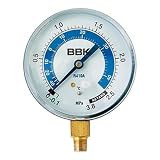 文化貿易工業:低圧側連成計(青) ＜RGBL-80＞ 型式:RGBL-80