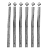【ノーブランド品】ダイヤモンドコート　ボール形　研削　バリビット　3mm　シャンク　　6個
